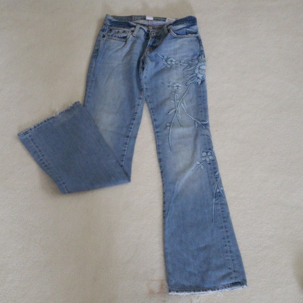 Lucky Brand Floral Flare Jean